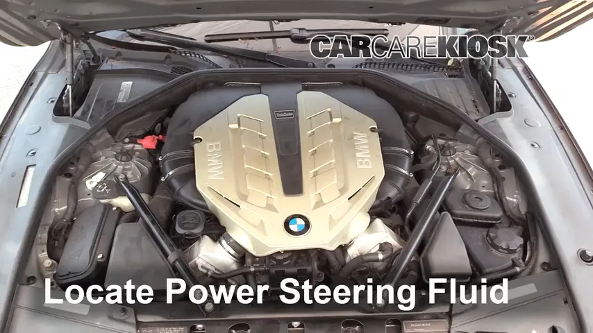 2010 BMW 750Li 4.4L V8 Turbo Power Steering Fluid